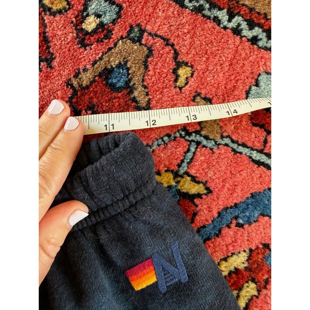 Aviator Nation Jogger Sweatpants Womens S Blue Black Tie Dye - Picture 6 of 7